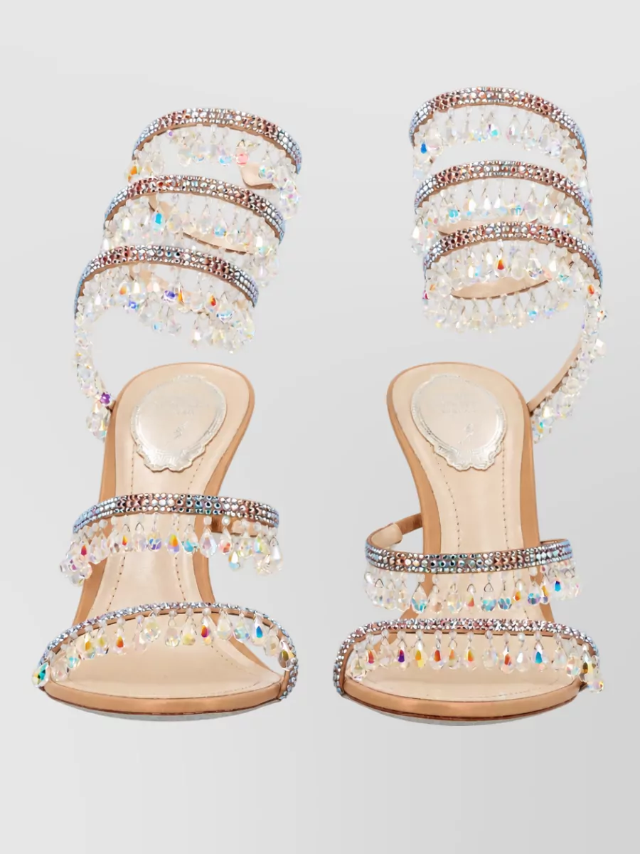 Rene Caovilla satin sandals