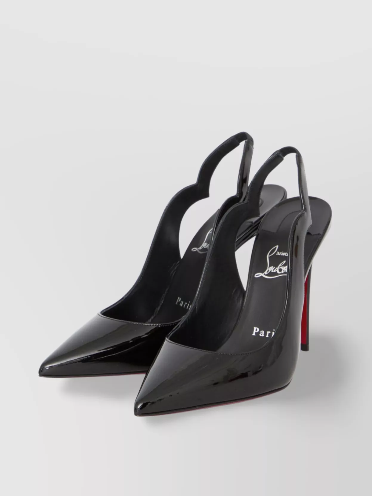 Christian Louboutin Chic Pointed Leather Pumps With Stiletto Heel