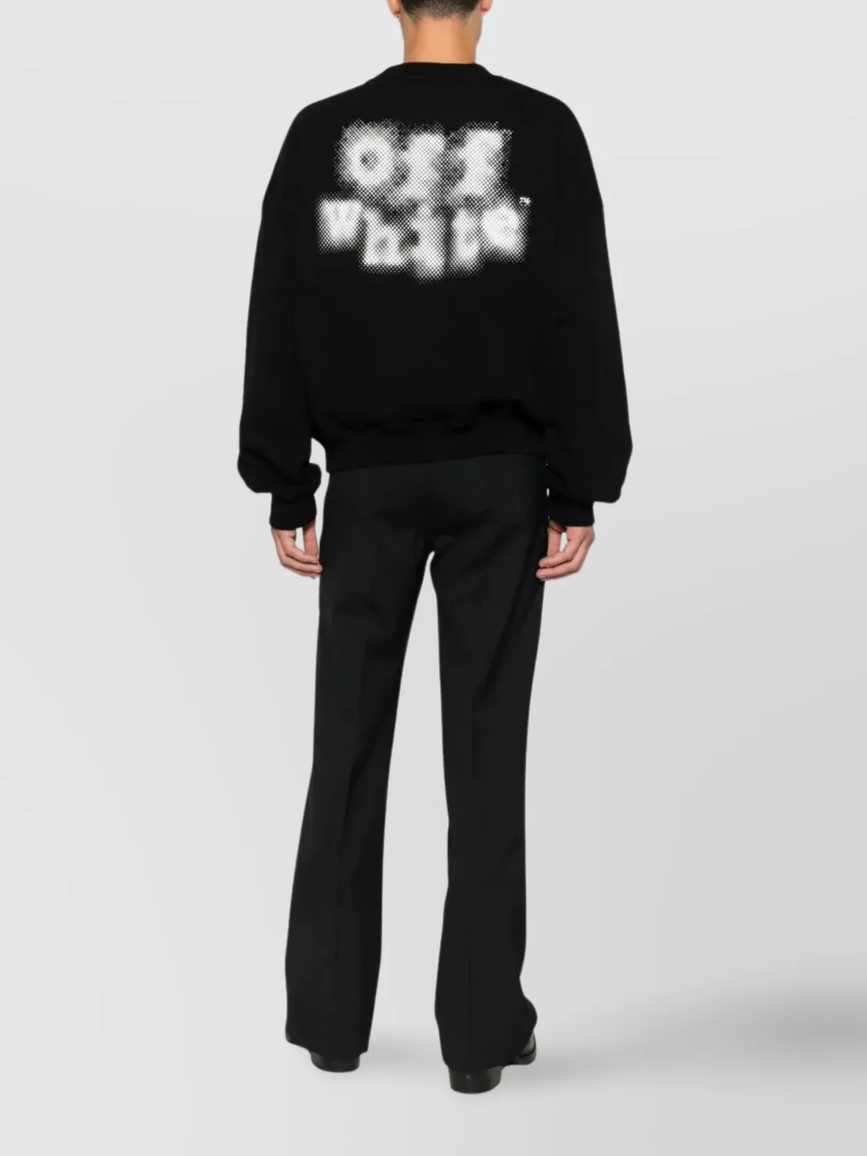 Off-White Logo Dots Crew Neck Sweater