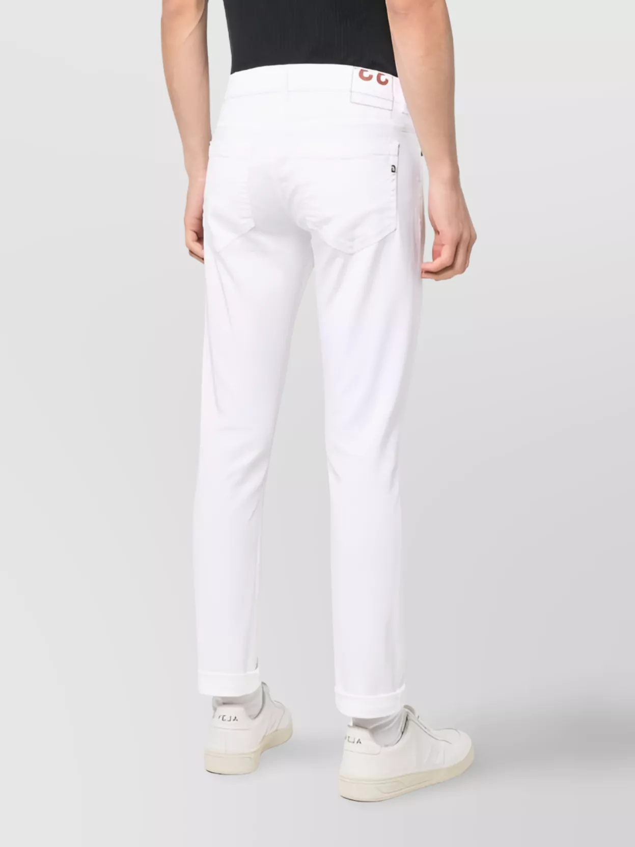 Dondup Rolled Cuffs Skinny Fit Trousers