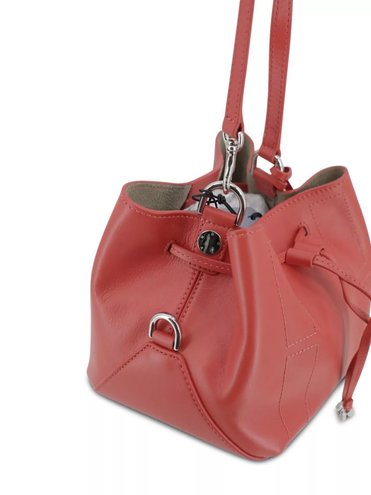 Hogan Small Bucket Bag With Adjustable Strap And Handles
