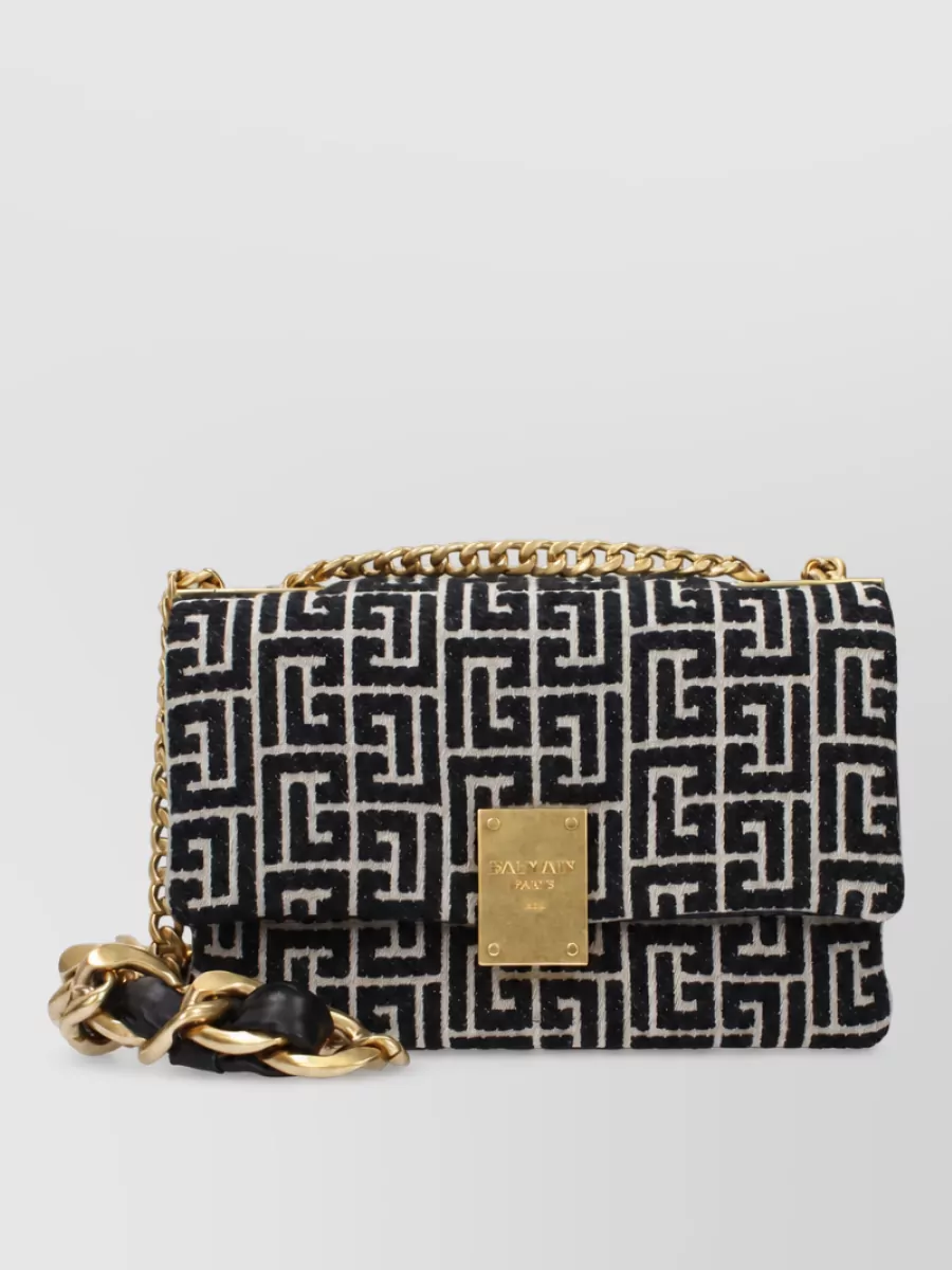 Balmain Fabric Clutch Bag
