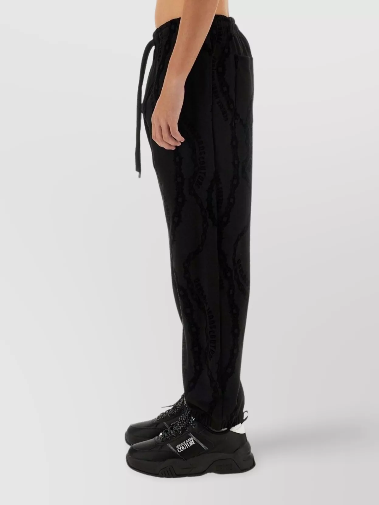 Shop Versace Jeans Couture All Over "chain" Jogging Pants