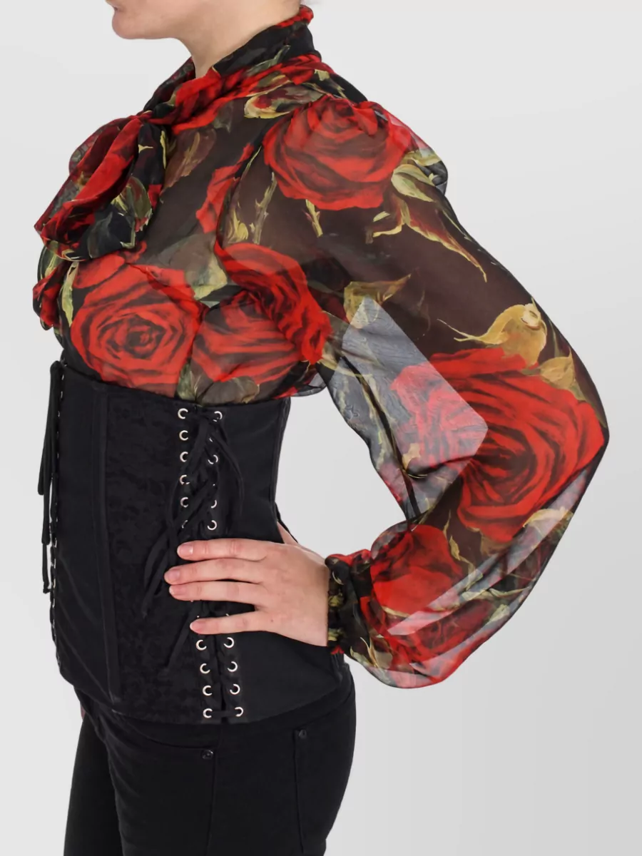 Dolce&Gabbana Stretch Corset Waist Belt
