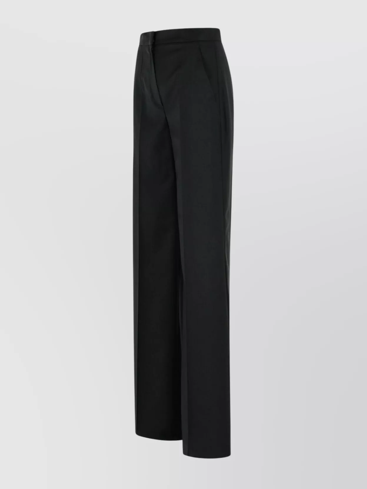 Max Mara 'Straight Wool Pants Pockets'