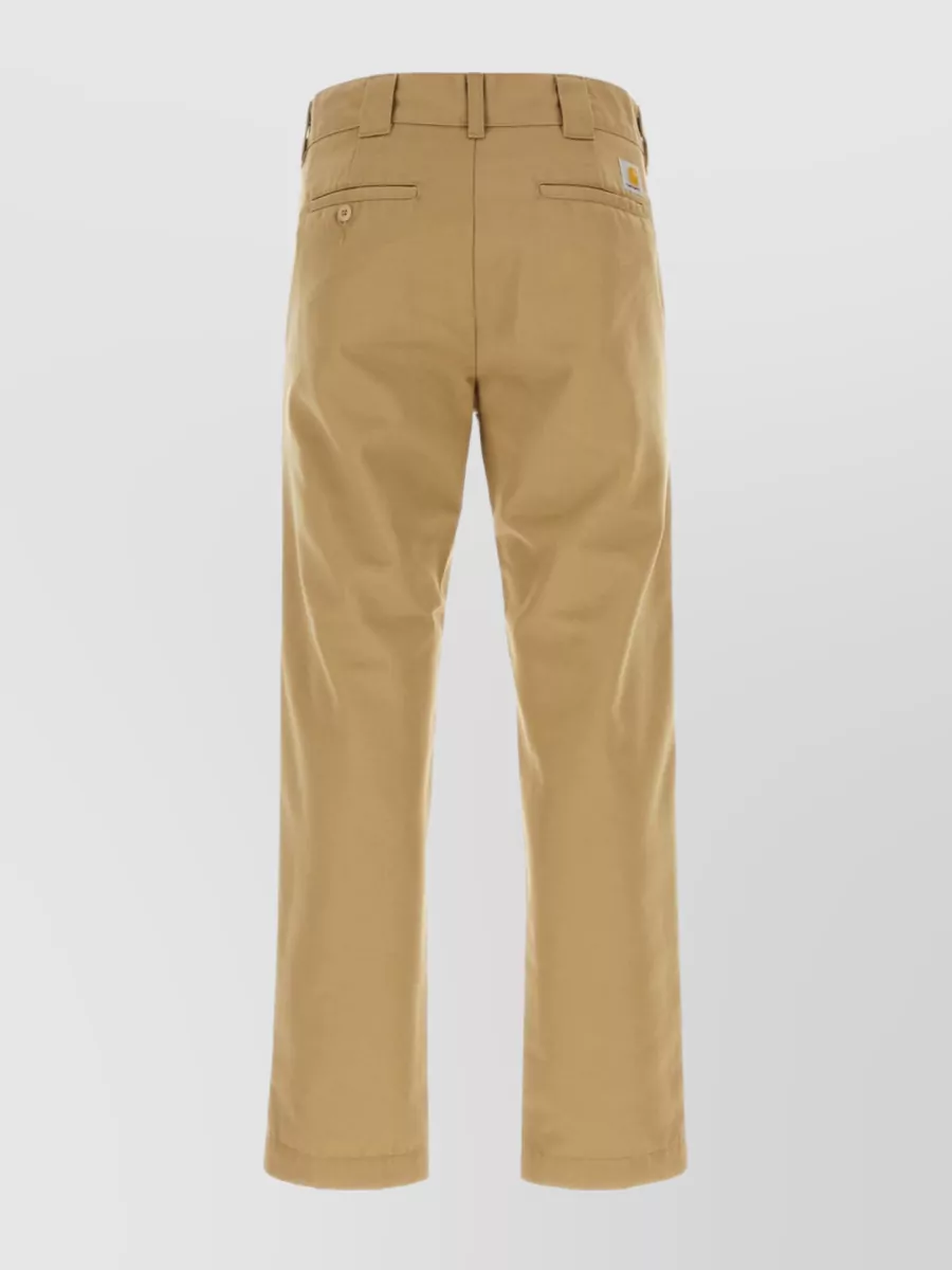 Shop Carhartt Twill Belted Pant With Pockets In Brown