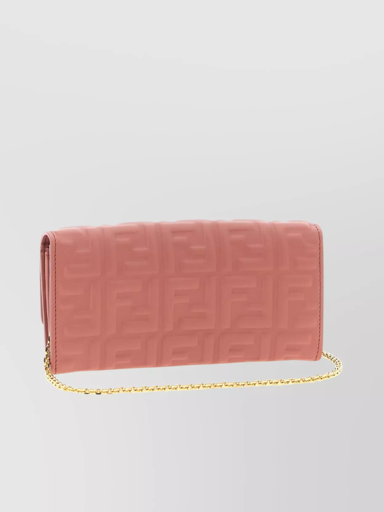 Fendi Chain Strap Wallet Gold-tone Hardware