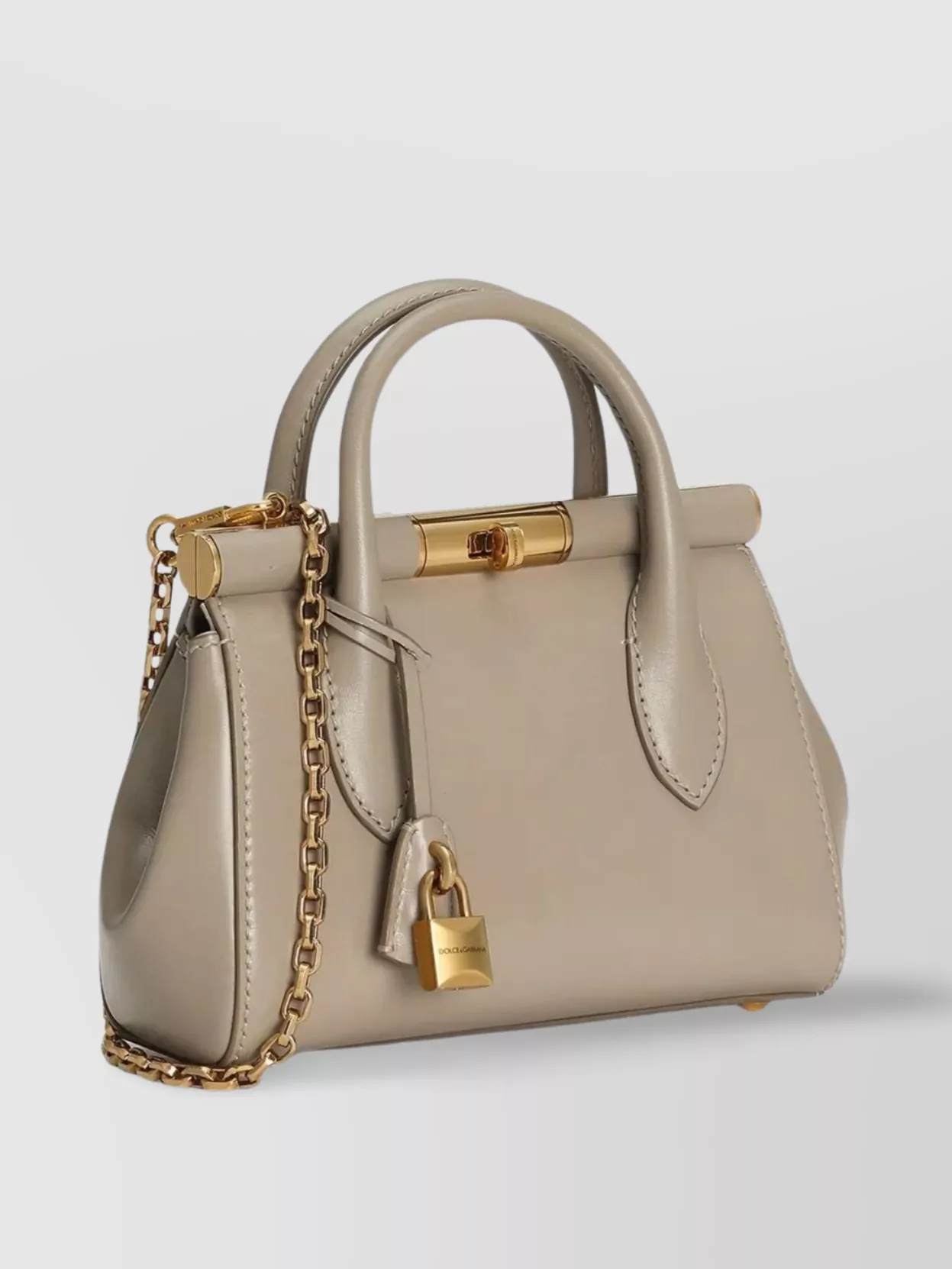 Dolce&Gabbana Mini Leather Shoulder Bag Handle