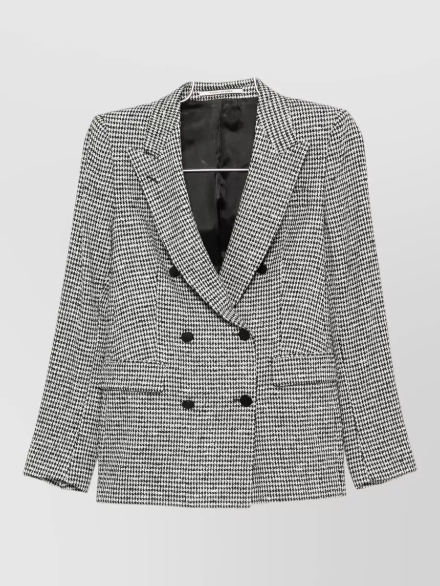 Tagliatore Houndstooth double-breasted suit jacket