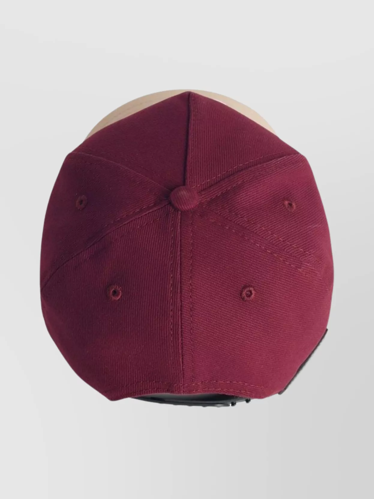 Amiri Cotton And Leather Cap With Curved Brim