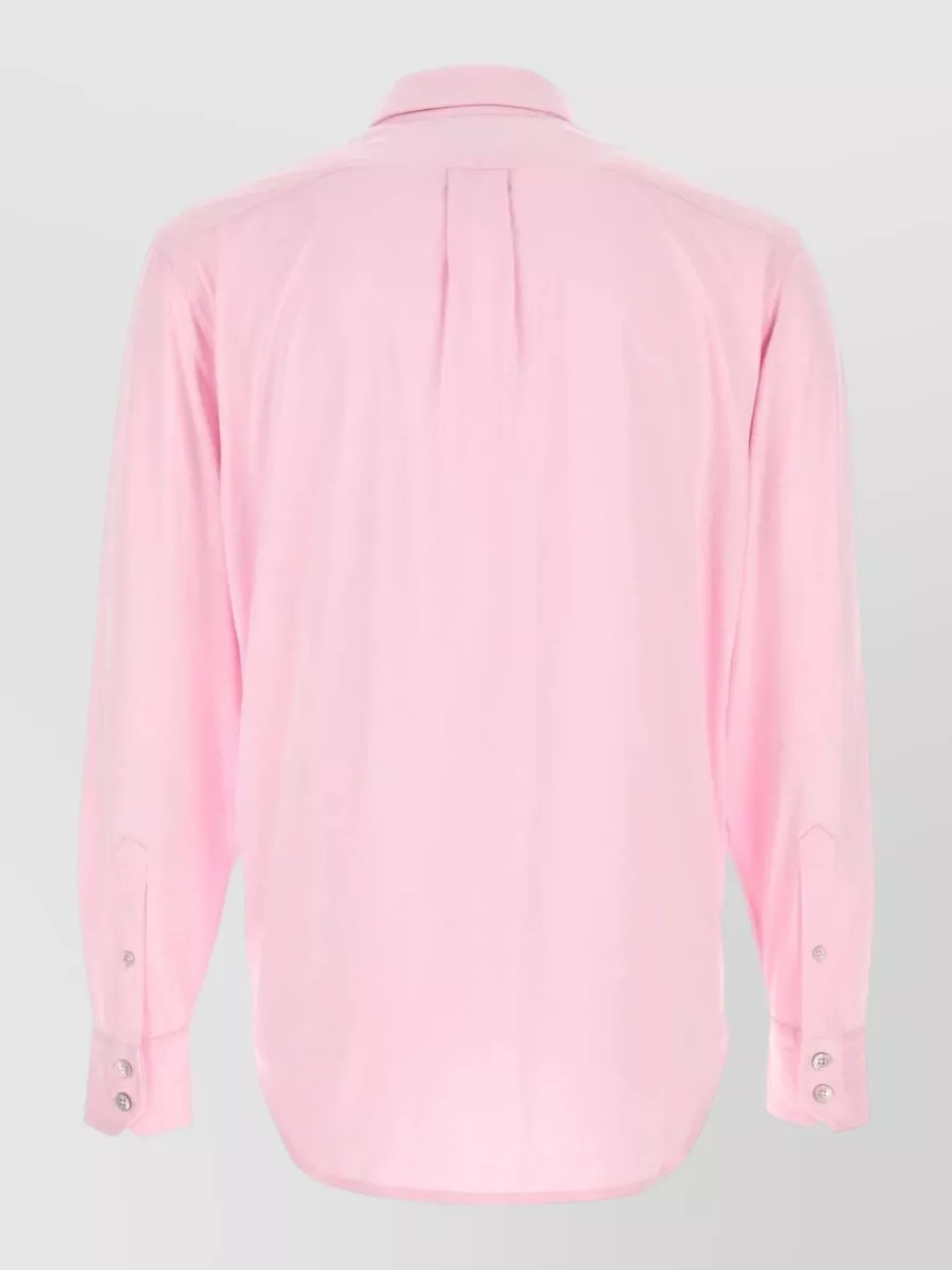 Tom Ford Silk Blend Shirt Long Sleeves Buttons Back