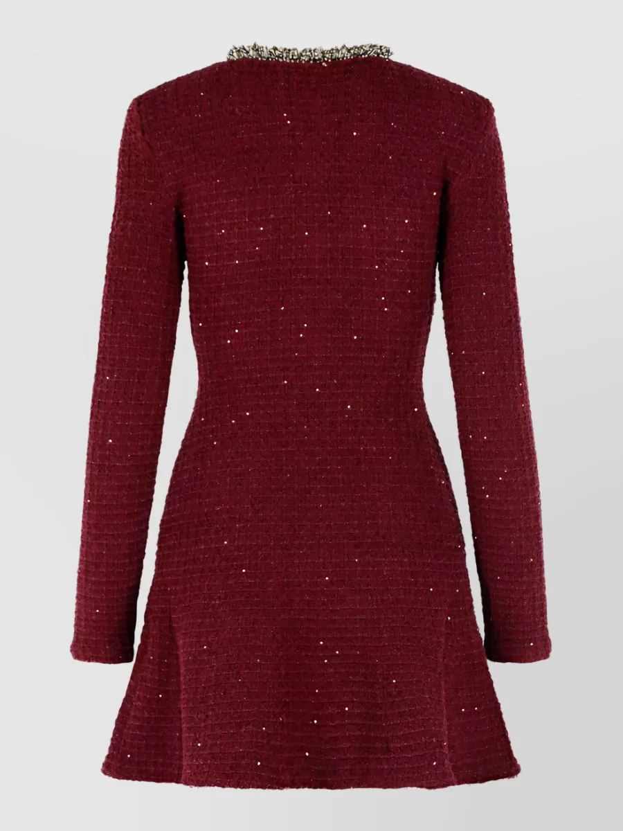 Self-Portrait Tweed Mini Dress