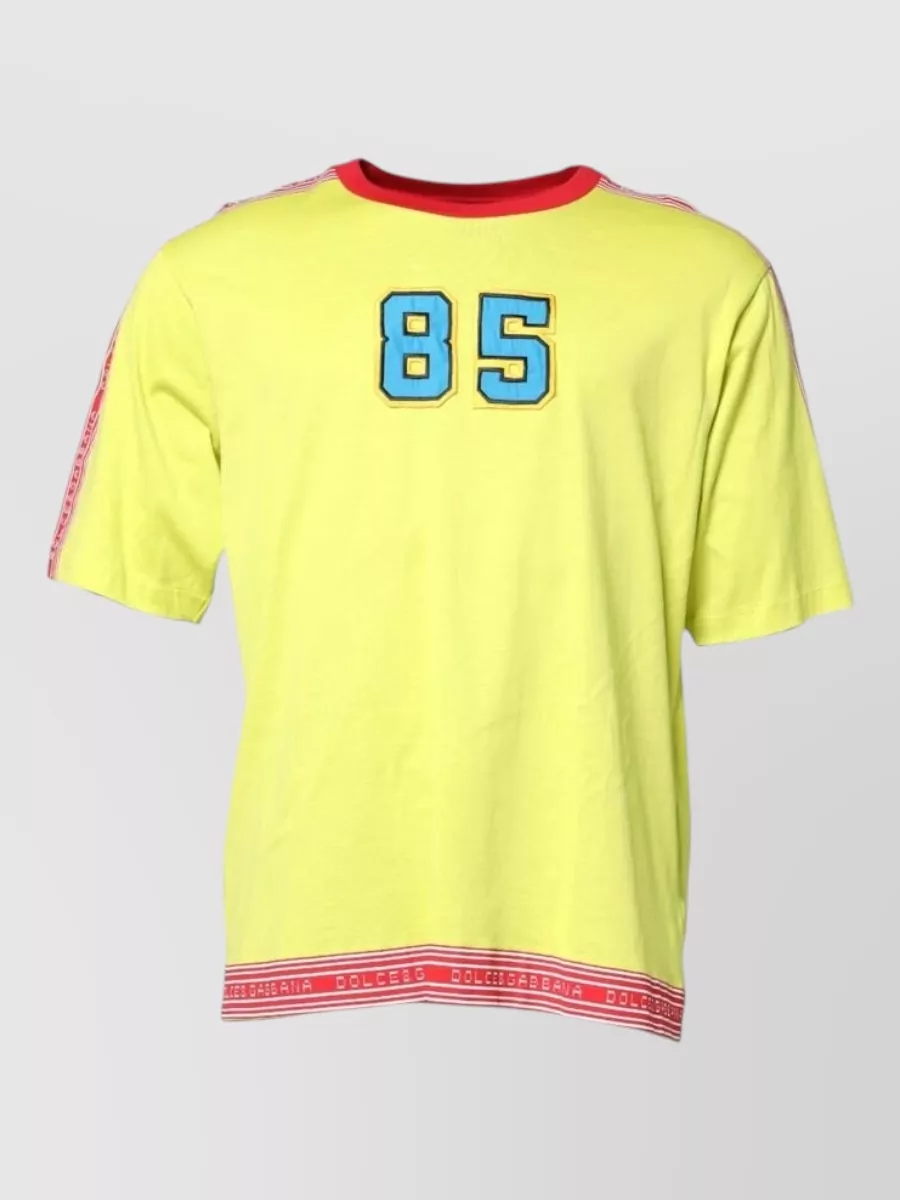 Dolce&Gabbana Cotton crew neck short-sleeve t-shirt