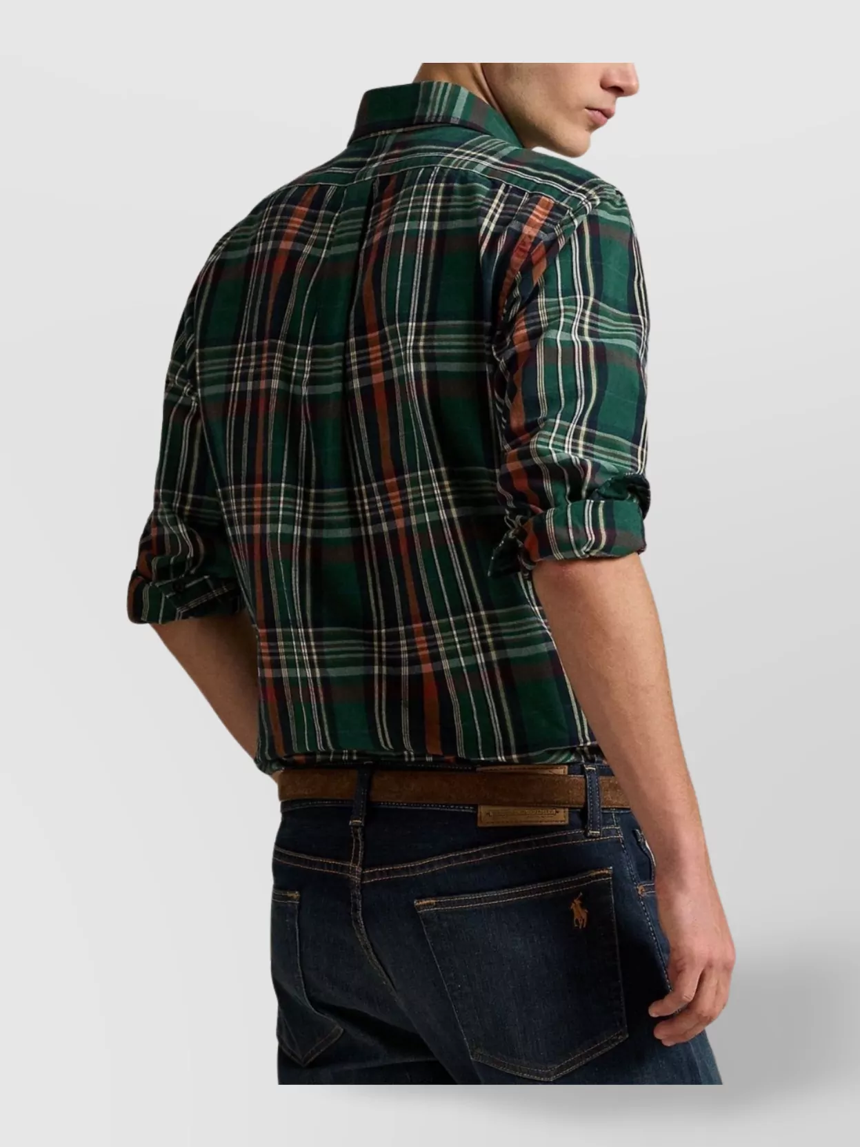 Polo Ralph Lauren Collared Shirt Plaid Pattern