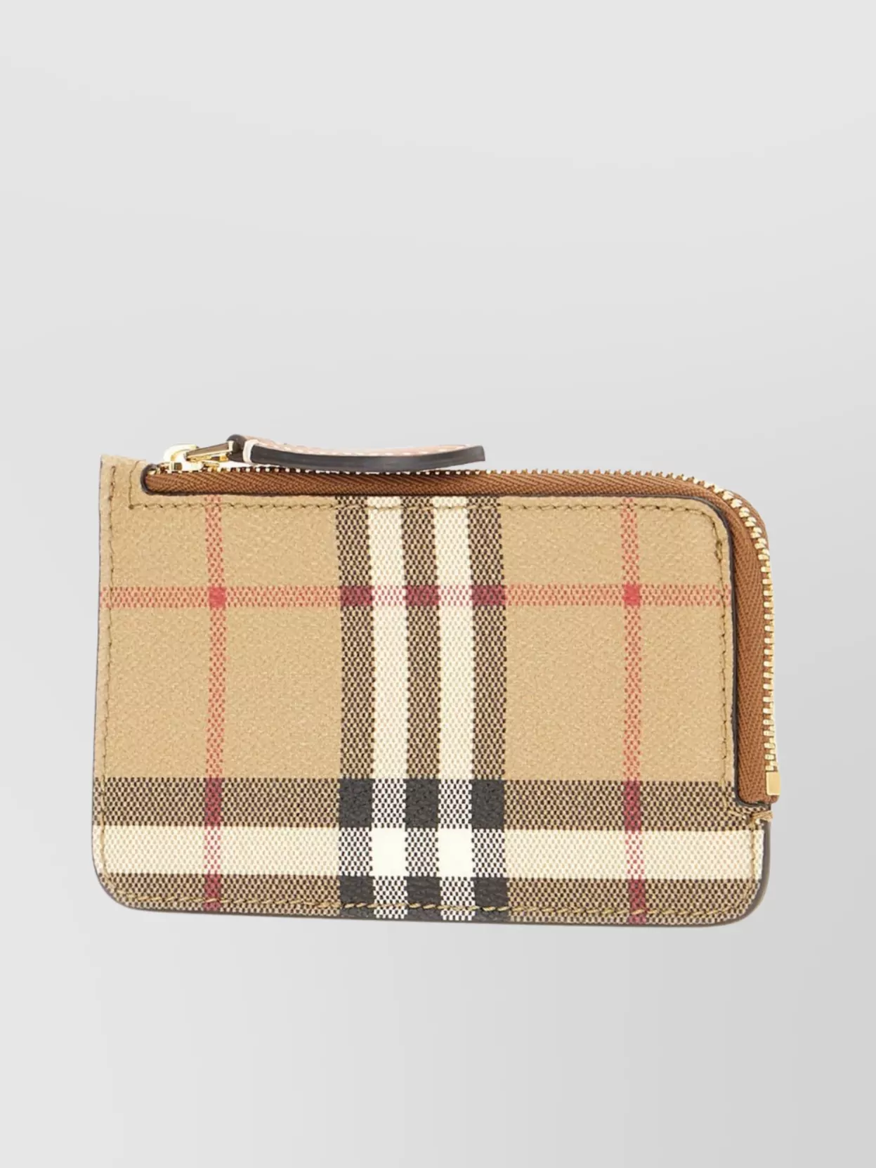 Burberry Checkered Pattern Wallet And Cardholder
