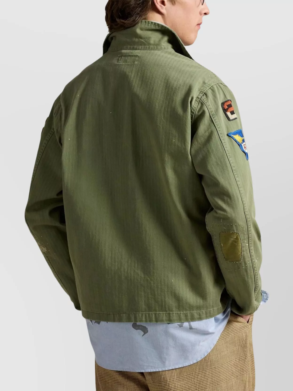 Polo Ralph Lauren Long Sleeve Sport Shirt With Patched Pockets