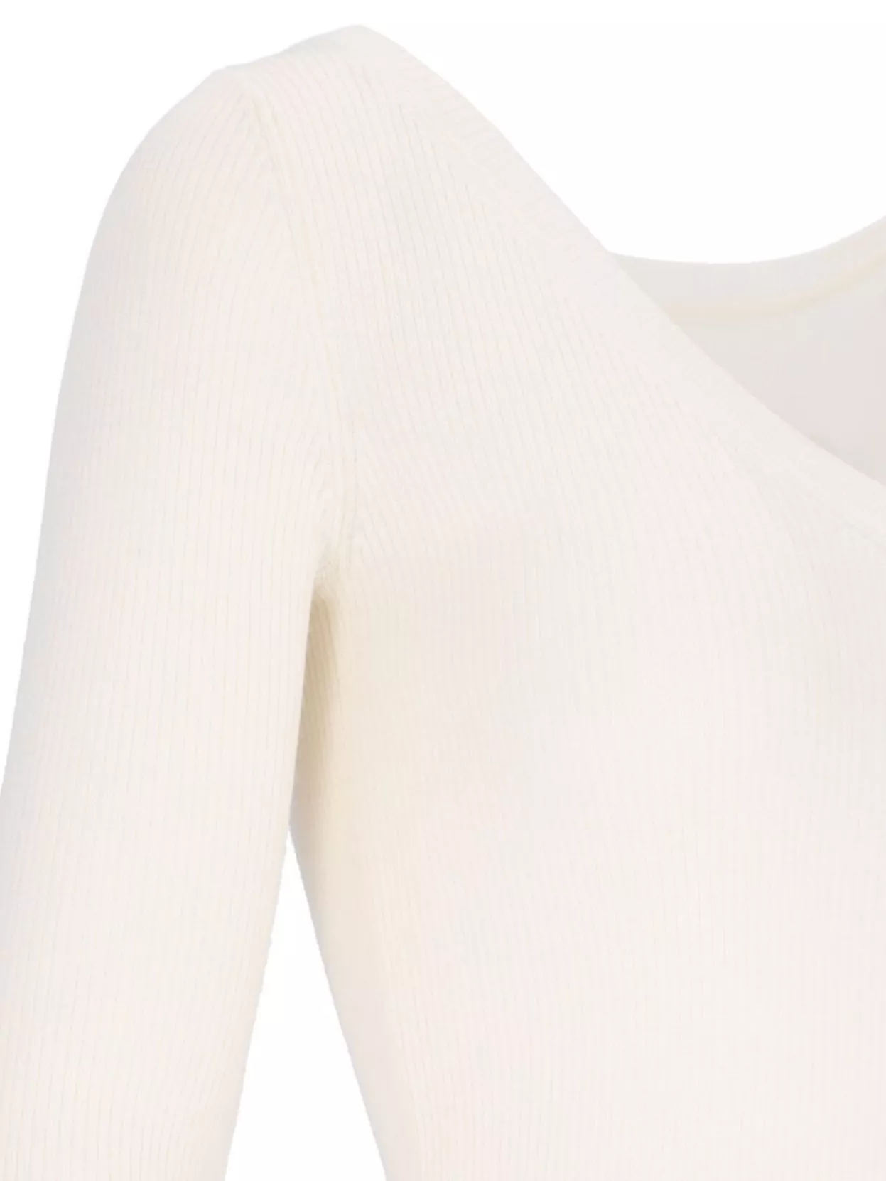 Parosh Ribbed V Neck Long Sleeve Knitwear
