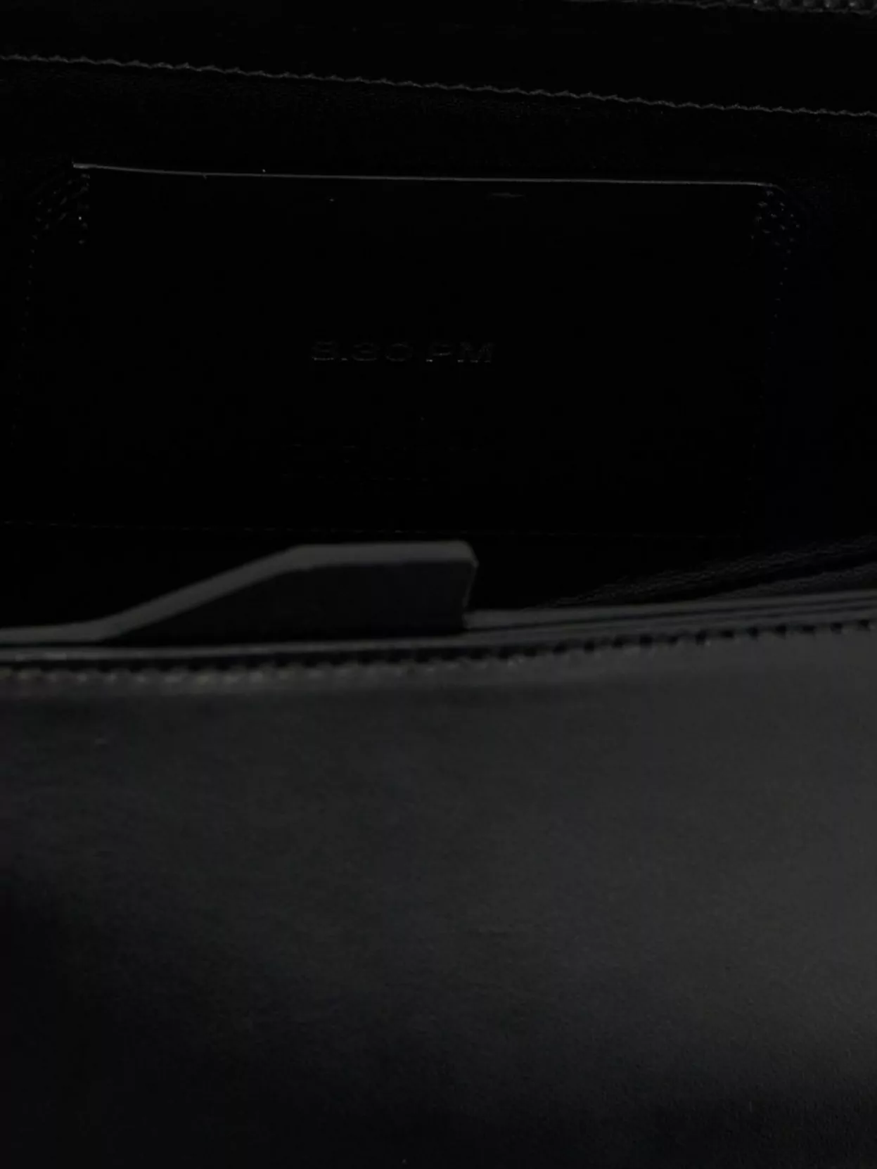Attico Day Off Leather Shoulder Bag