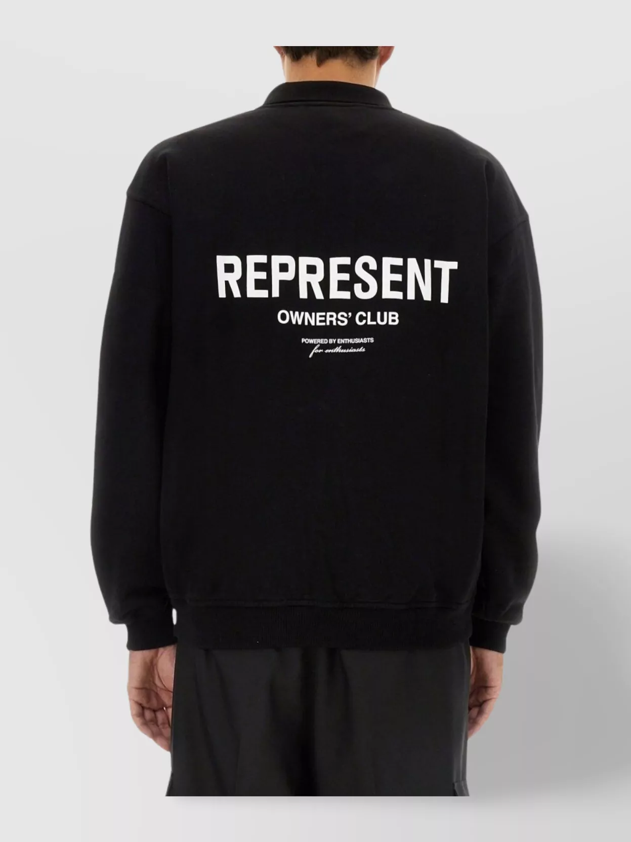 Represent Logo Embroidered Polo Shirt