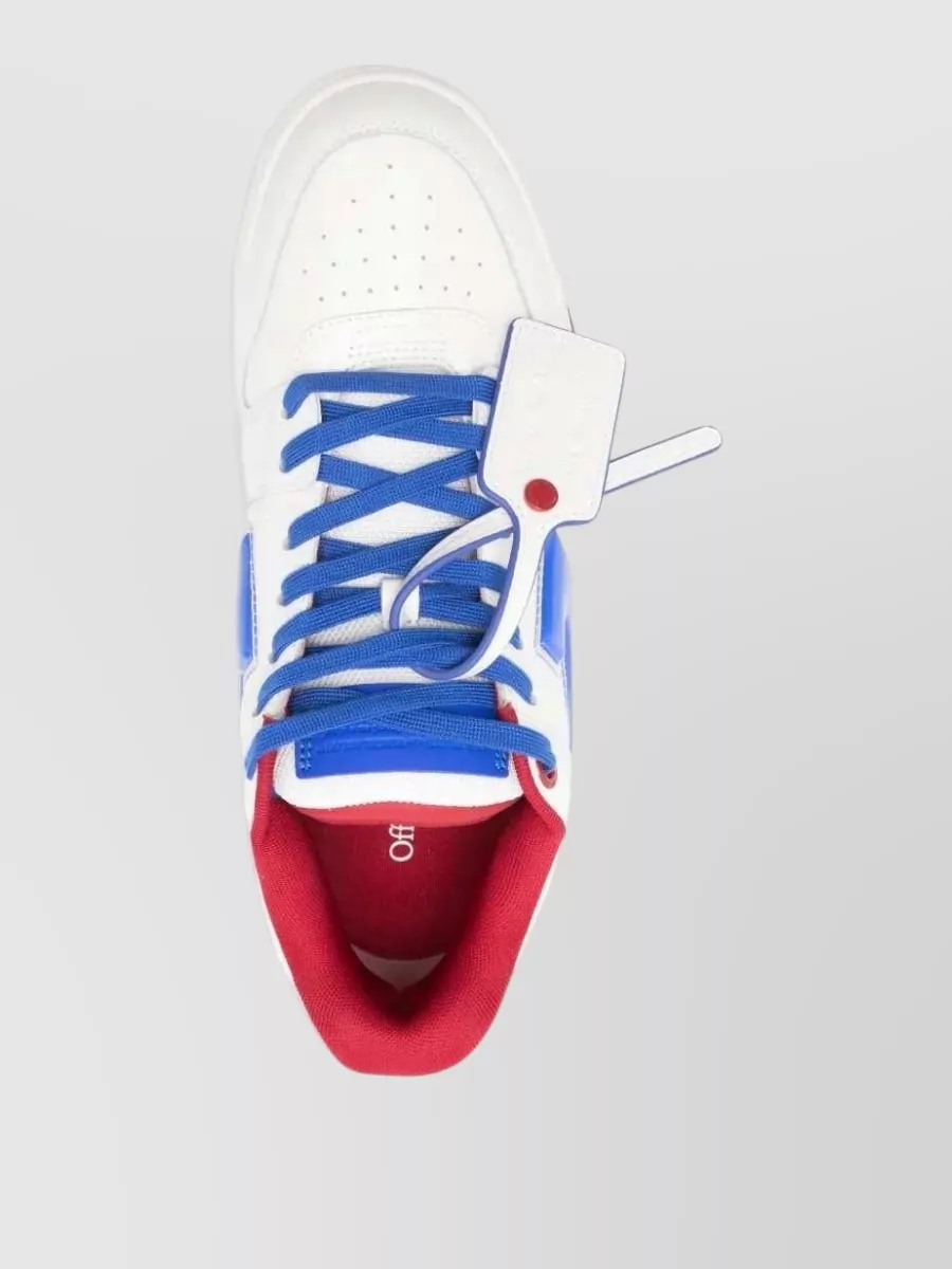Off-White Leather Low-Top Sneakers