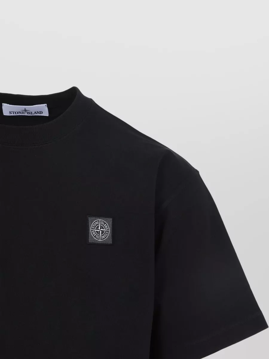 Stone Island Short Sleeve Crew Neck Cotton T Shirt