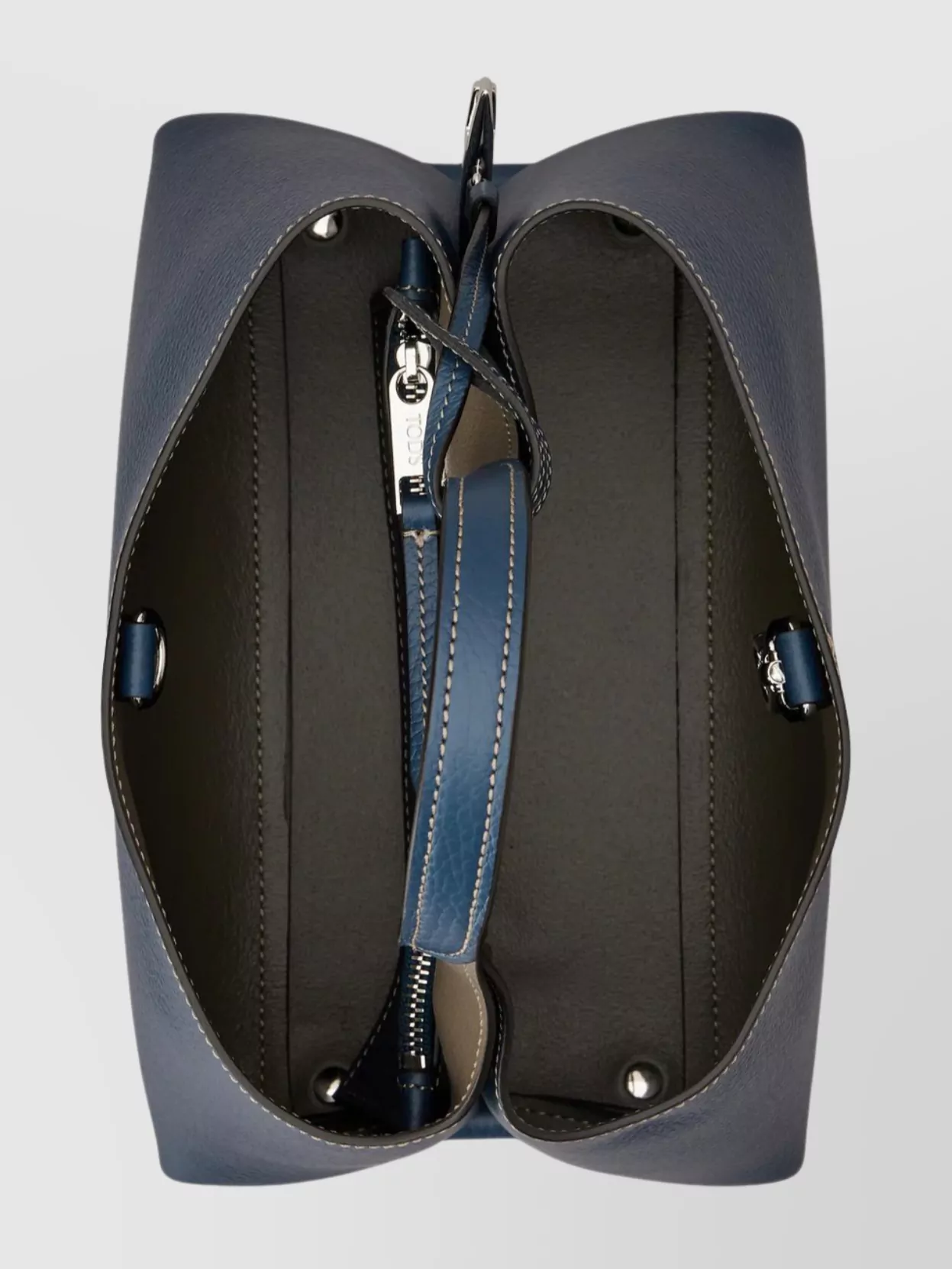 Tod's Leather Micro Clutch Bag Detachable Strap