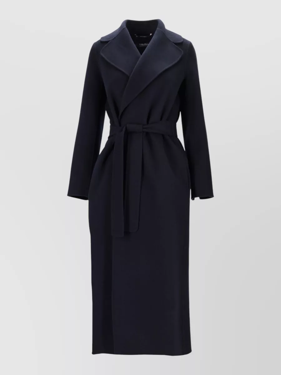 S Max Mara virgin wool single-breasted coat