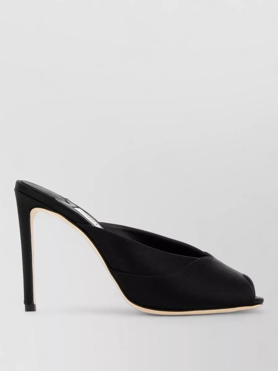 Jimmy Choo silk satin mules