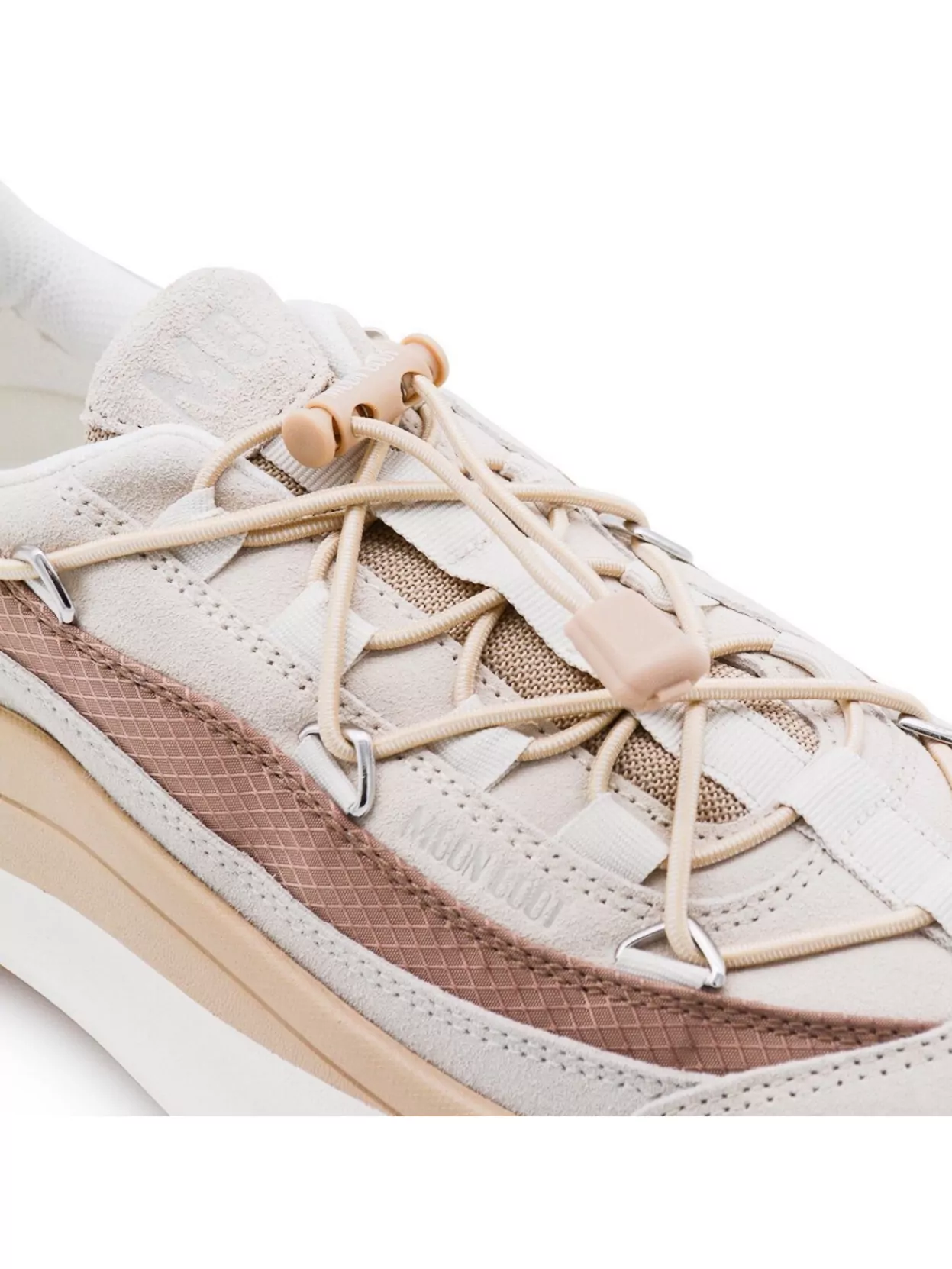 Moon Boot Chunky Sole Sneakers Featuring Mesh Panels
