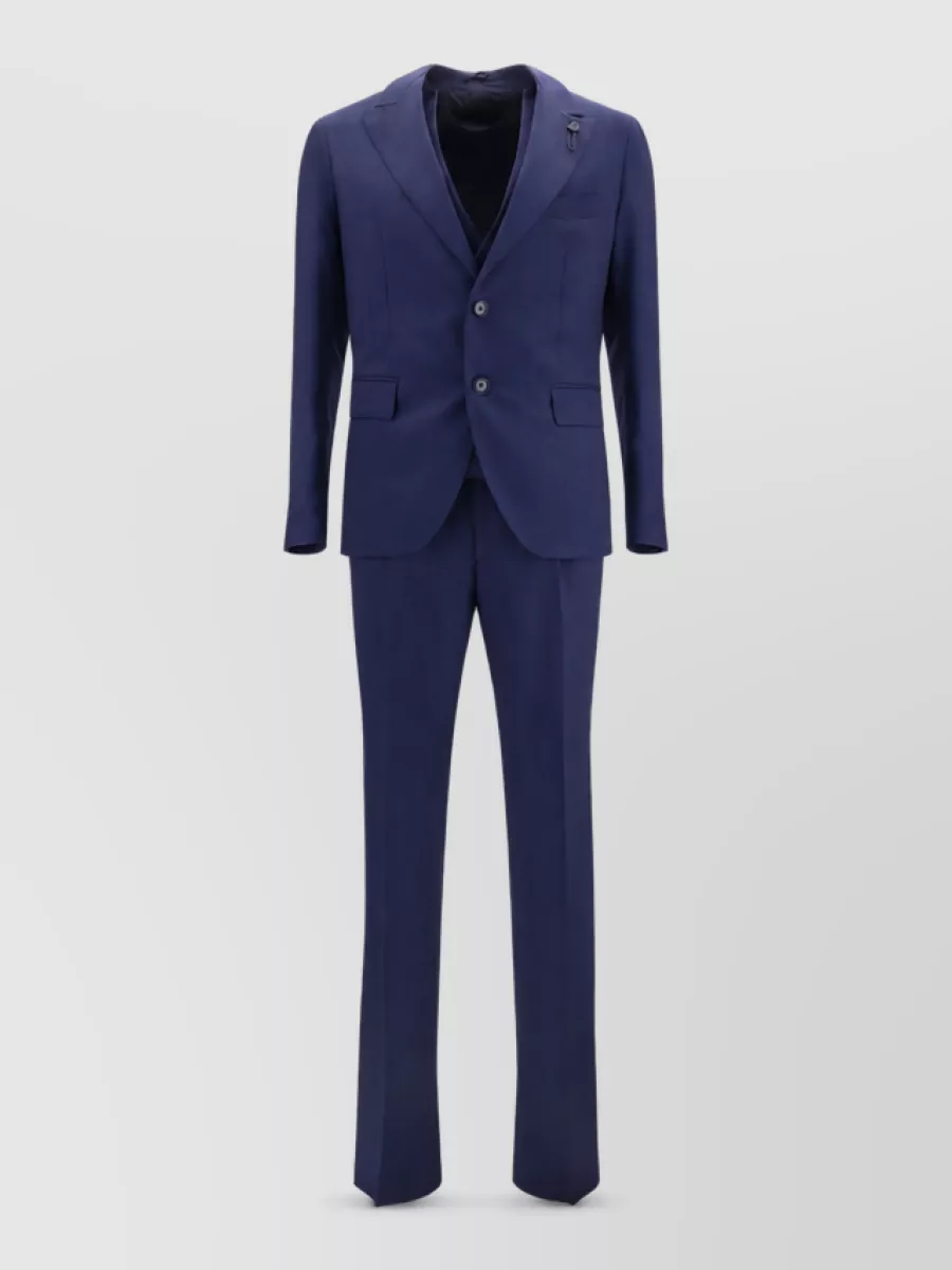Lardini Wool Two-Piece Suit