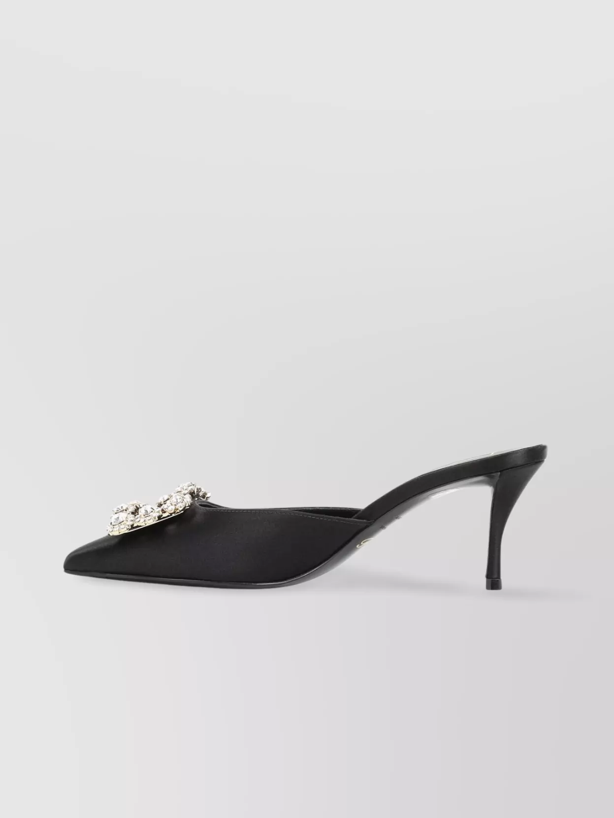 Roger Vivier Efflorescence Mules In Black