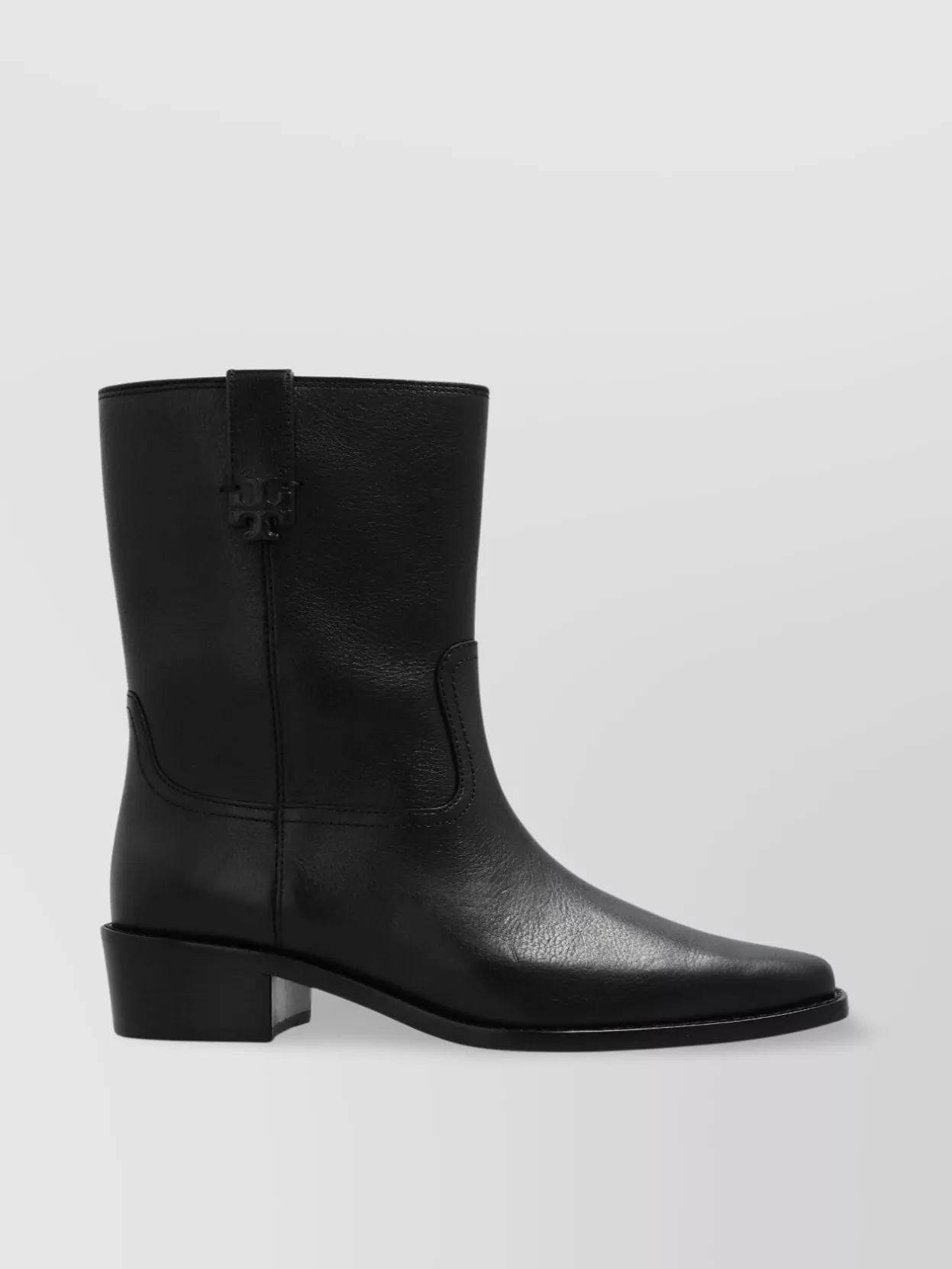 Tory Burch City Western Leather Ankle Boot