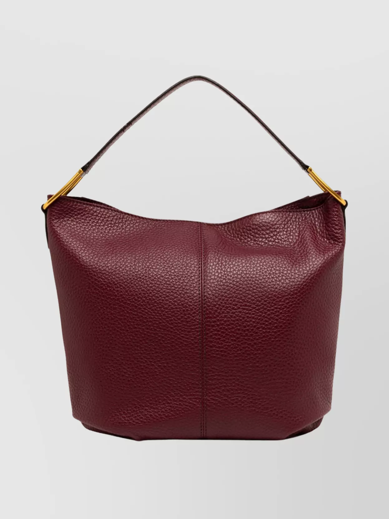 Gianni Chiarini Natasha Textured Leather Shoulder Bag In Red