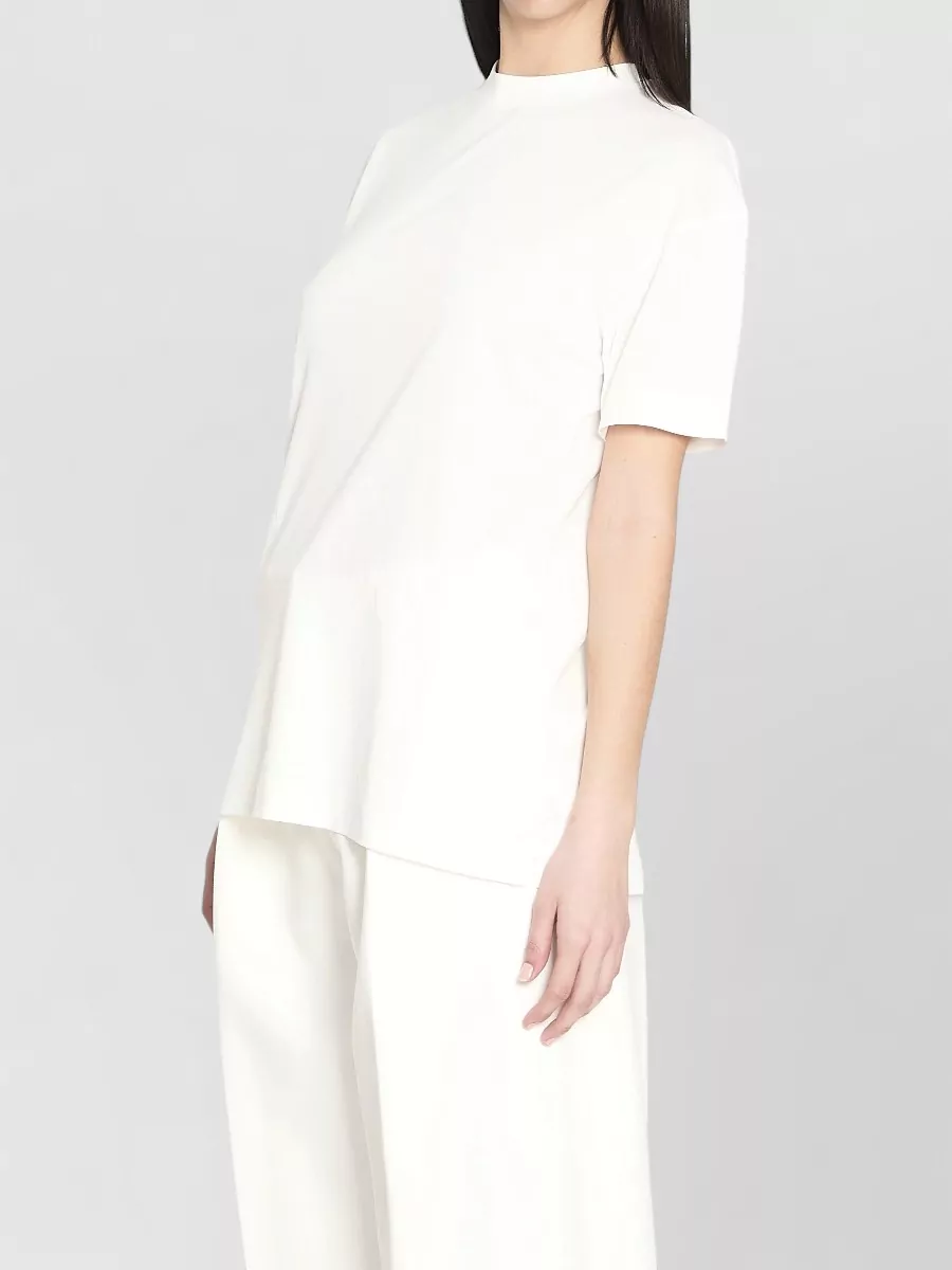 Jacquemus Ribbed Crewneck Draped Back T-Shirt