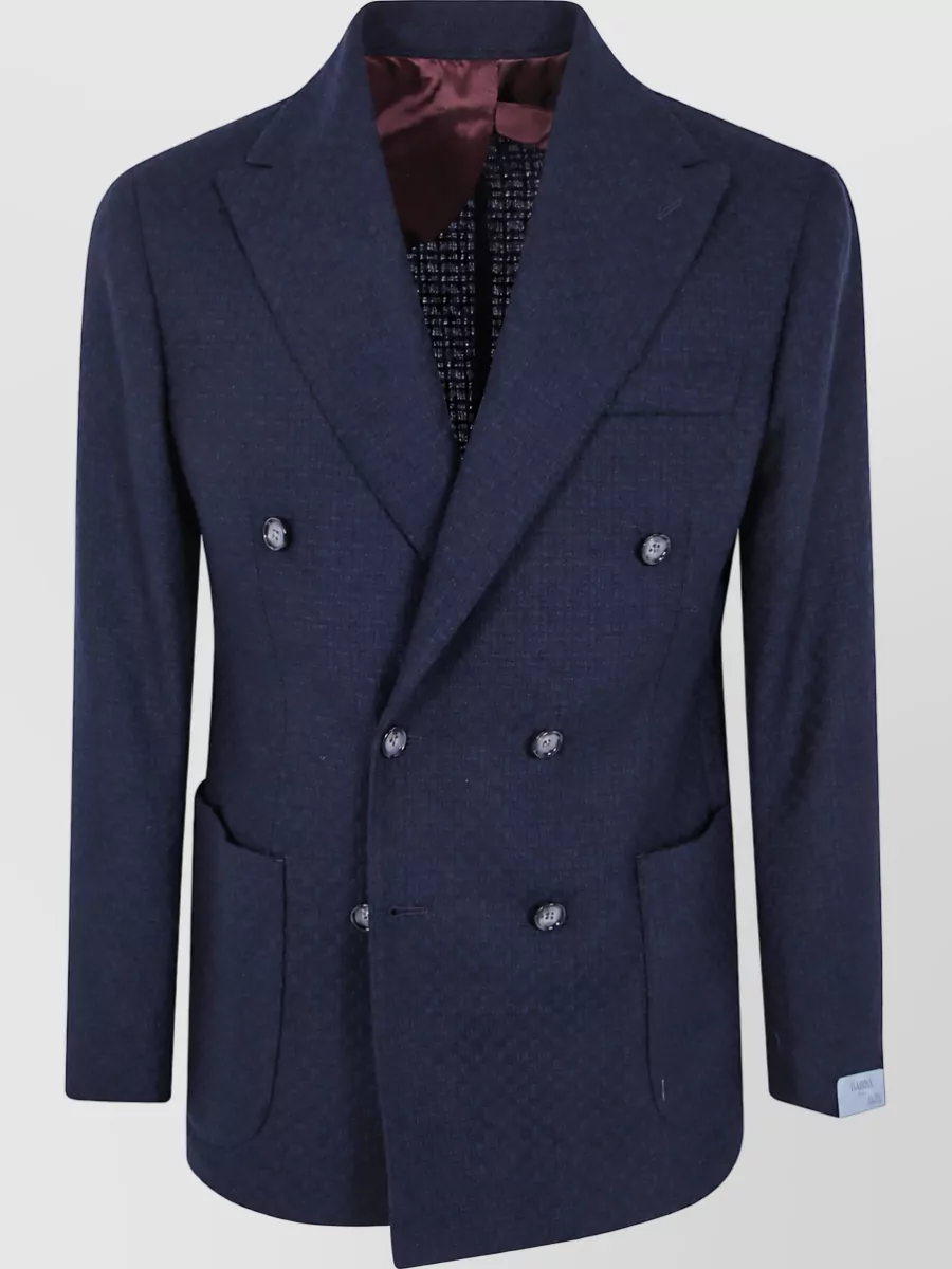 Barba Napoli cashmere double-breasted suit