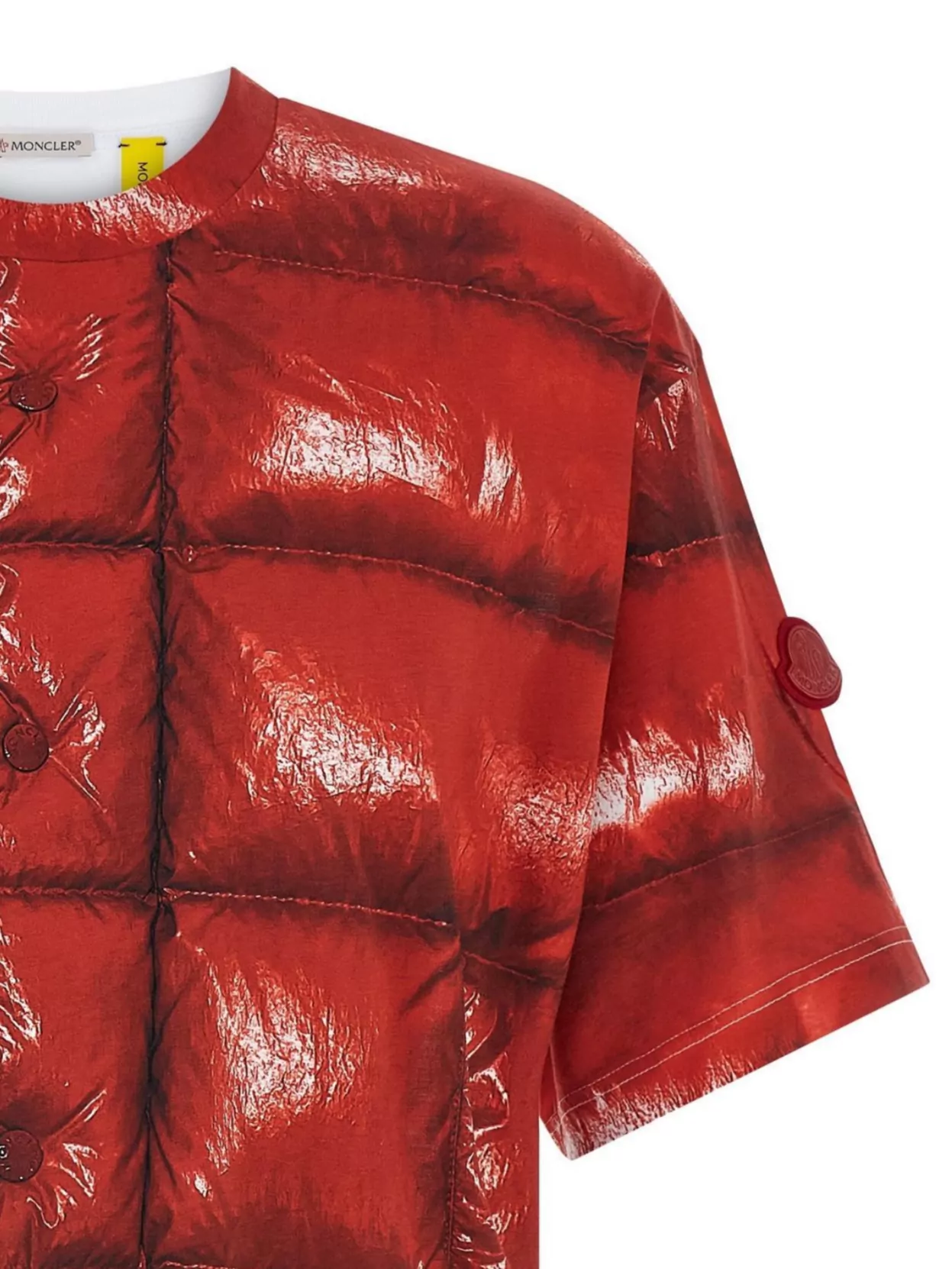Moncler Genius Asap Rocky Collaboration Graphic T-shirt In Red