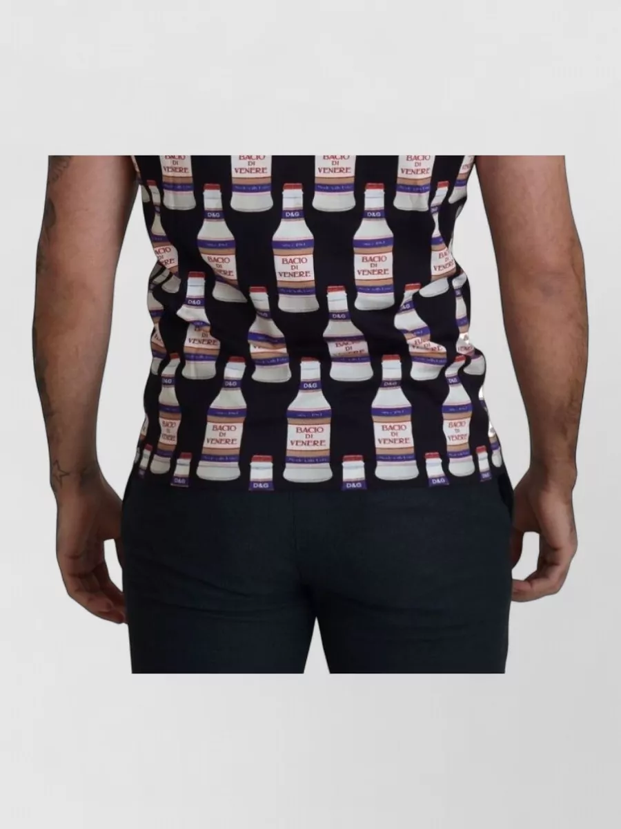 Dolce&Gabbana Cotton Printed Crew T-Shirt