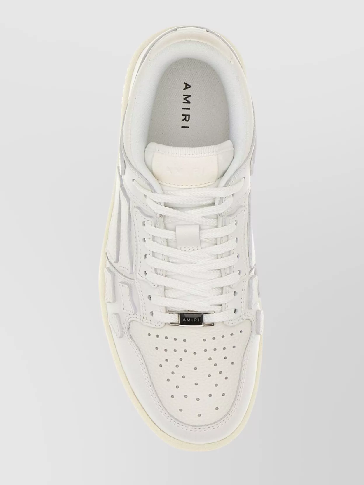 Amiri Leather Low-Top Sneakers Padded Ankle