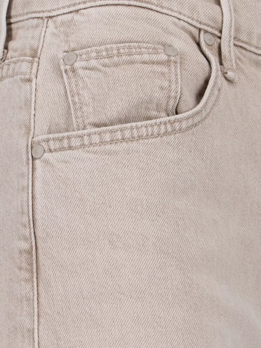 Mother Wide Leg Trousers Belt Loops Pockets