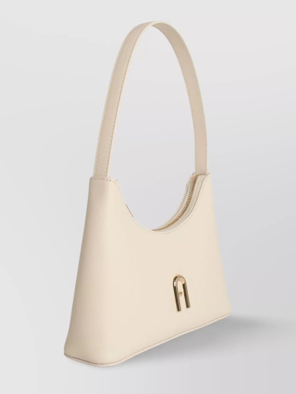Furla 'Mini Bag Leather Curved Handle'
