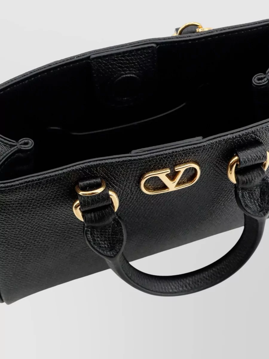 Valentino Garavani Vlogo Signature Mini Leather Clutch Bag
