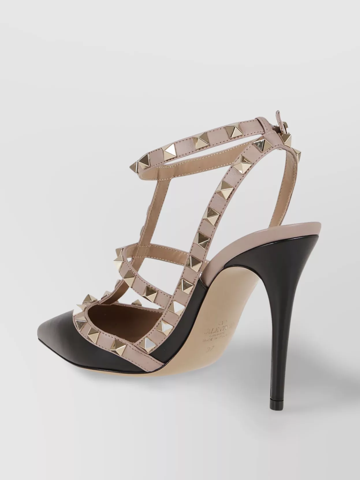Valentino Garavani 100Mm Studded Ankle Strap Pumps