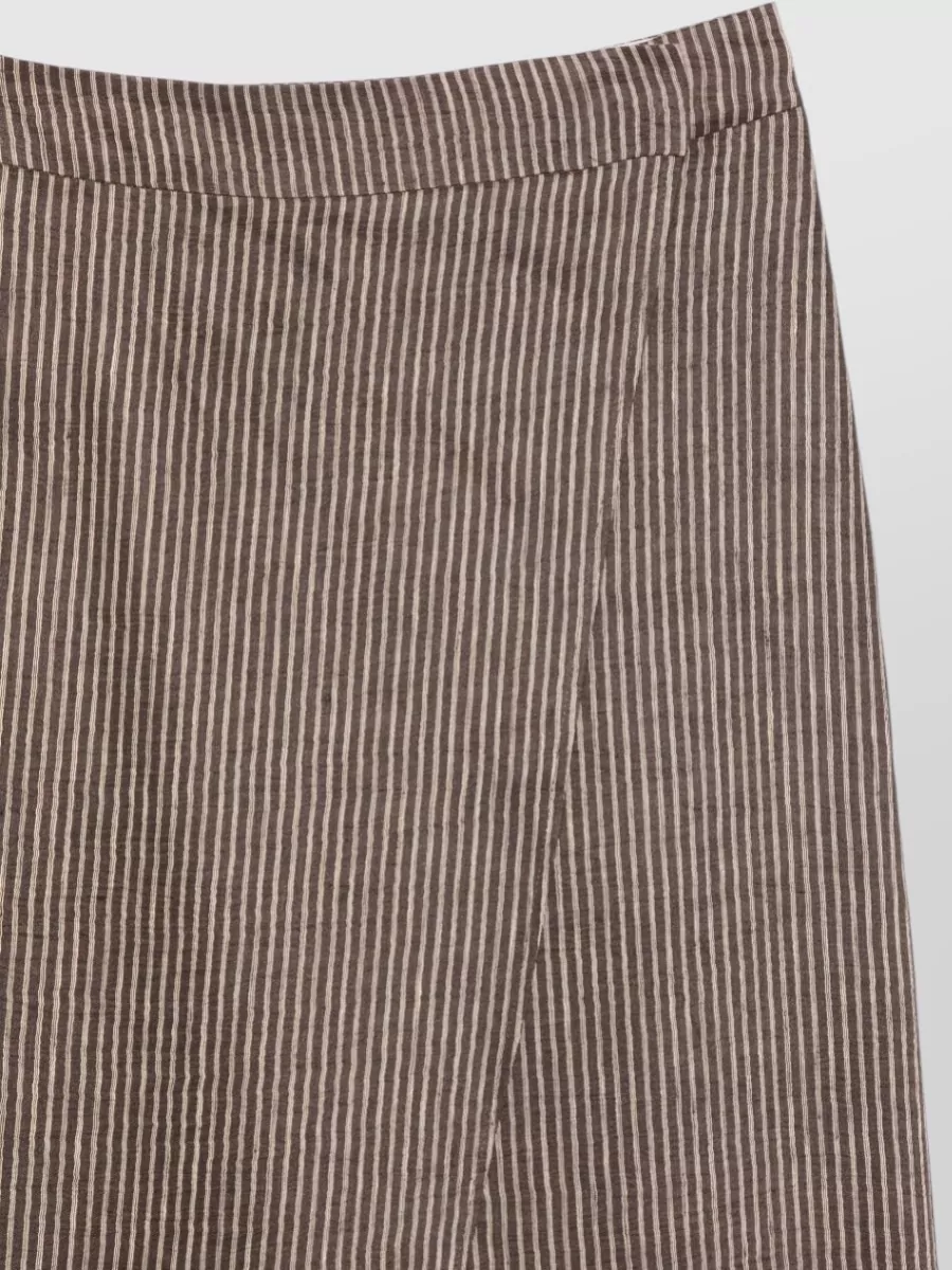 Alysi Striped Wide-Leg Trousers