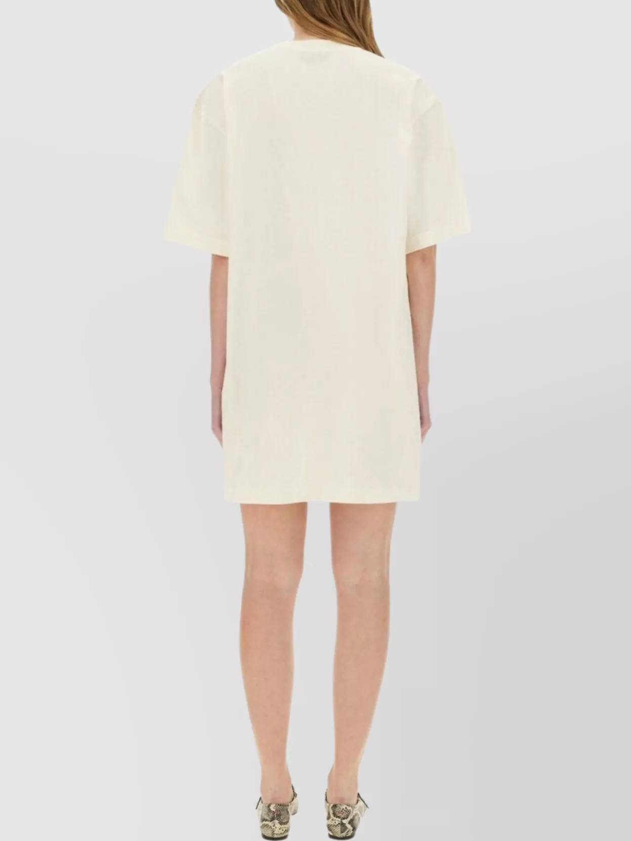Msgm Logo Print Mini Dress