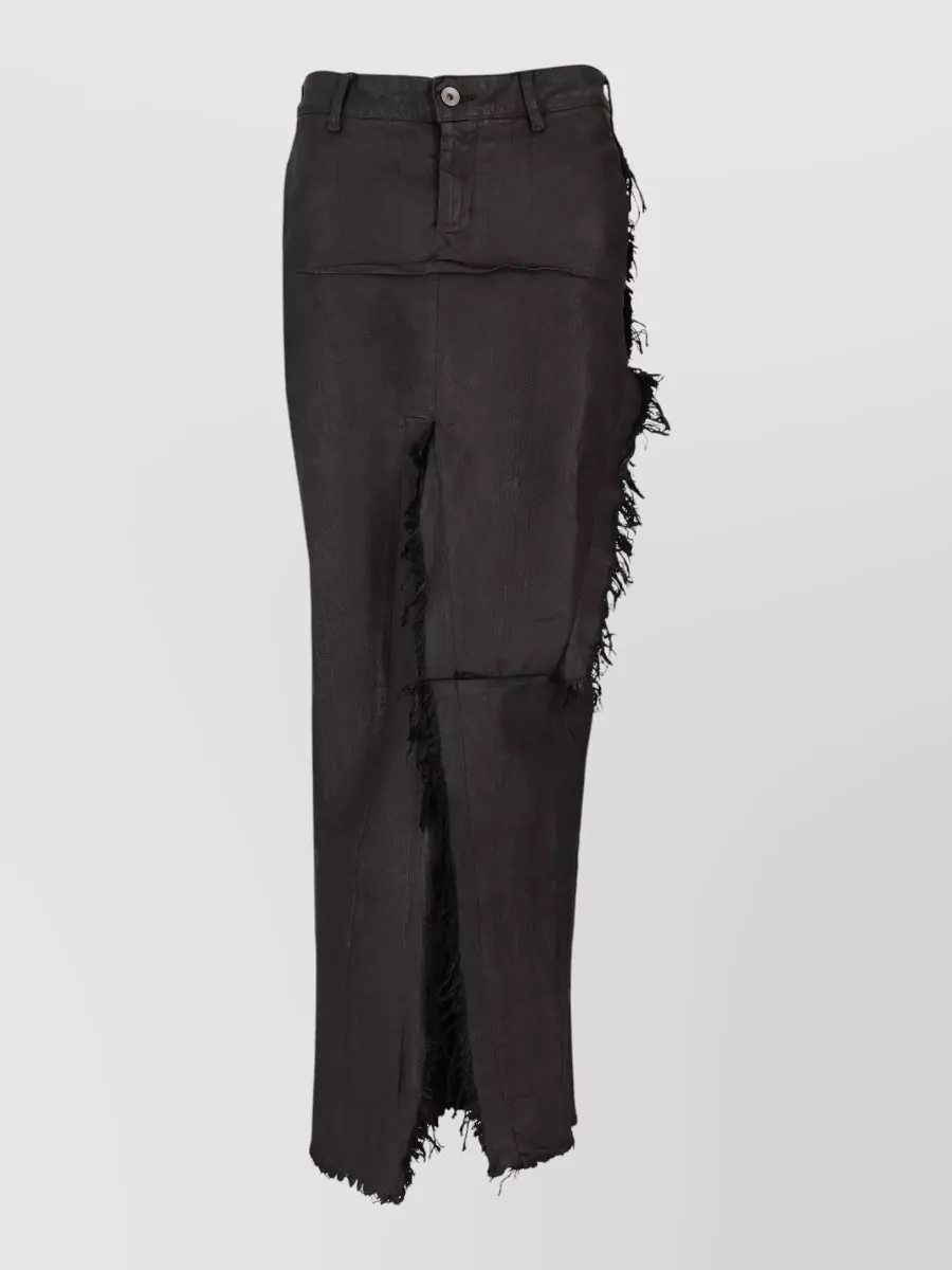 Rick Owens denim wide-leg trousers