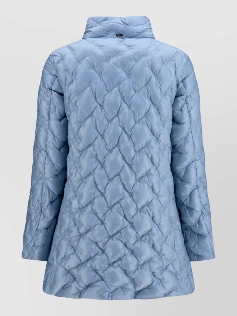 Herno Quilted Down Midi Parka Coat