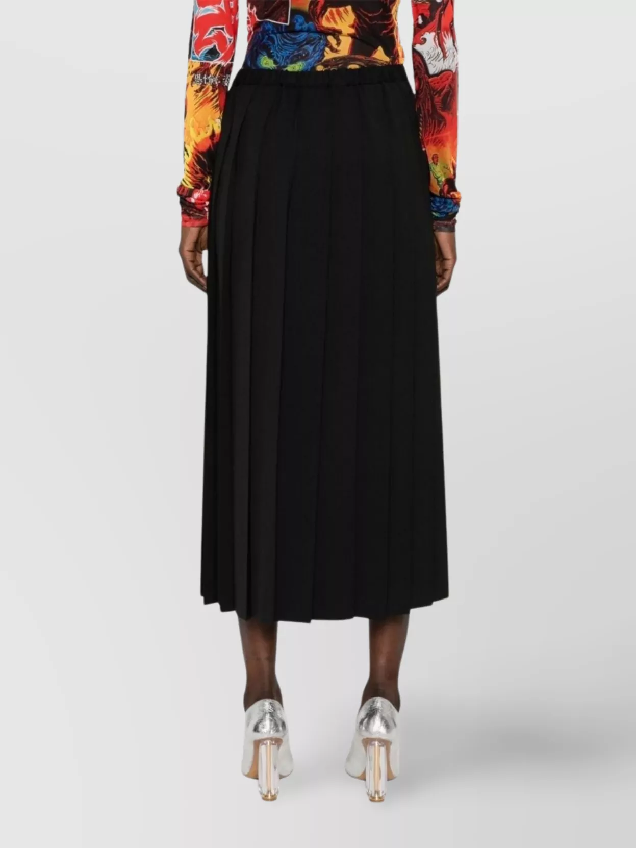 Junya Watanabe A-Line Pleated Midi Skirt