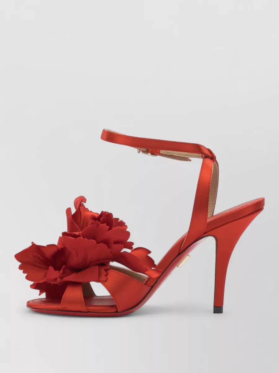 Ferragamo Floral Open Toe Sandals 90 Mm