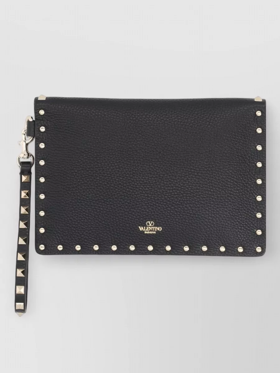 Valentino Garavani medium calf leather clutch bag