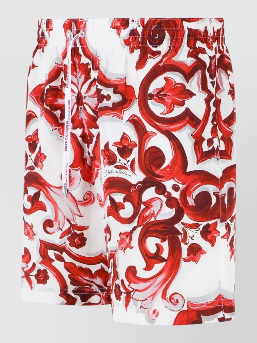 Dolce&Gabbana printed deck shorts